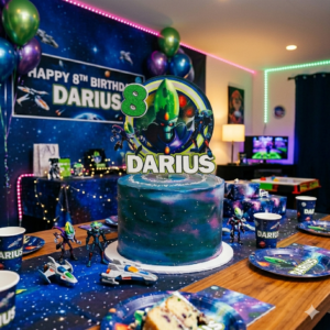 Galactic Space Adventure Cake