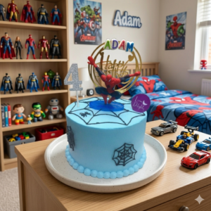 Spider-Man Superhero Cake
