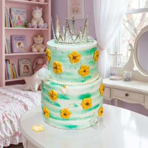 Royal Blossom Celebration Cake