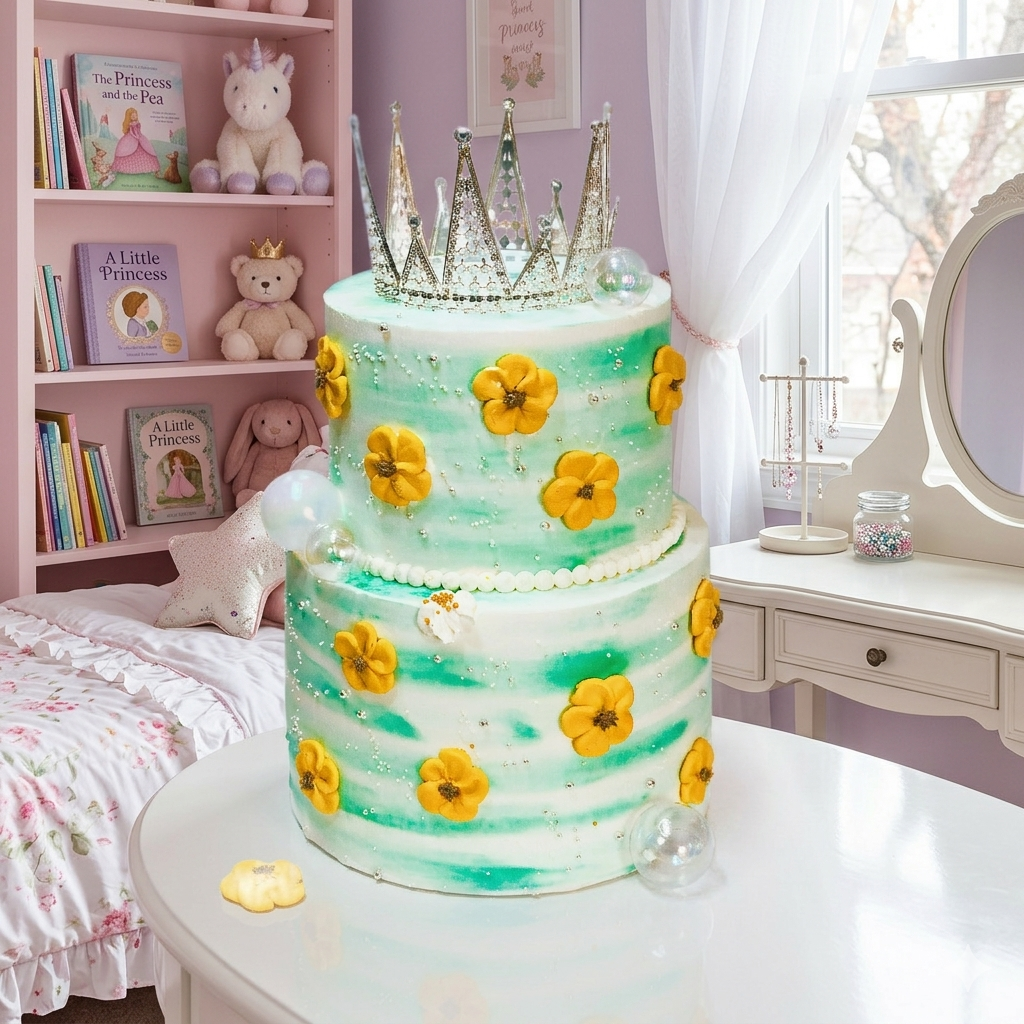 Royal Blossom Celebration Cake